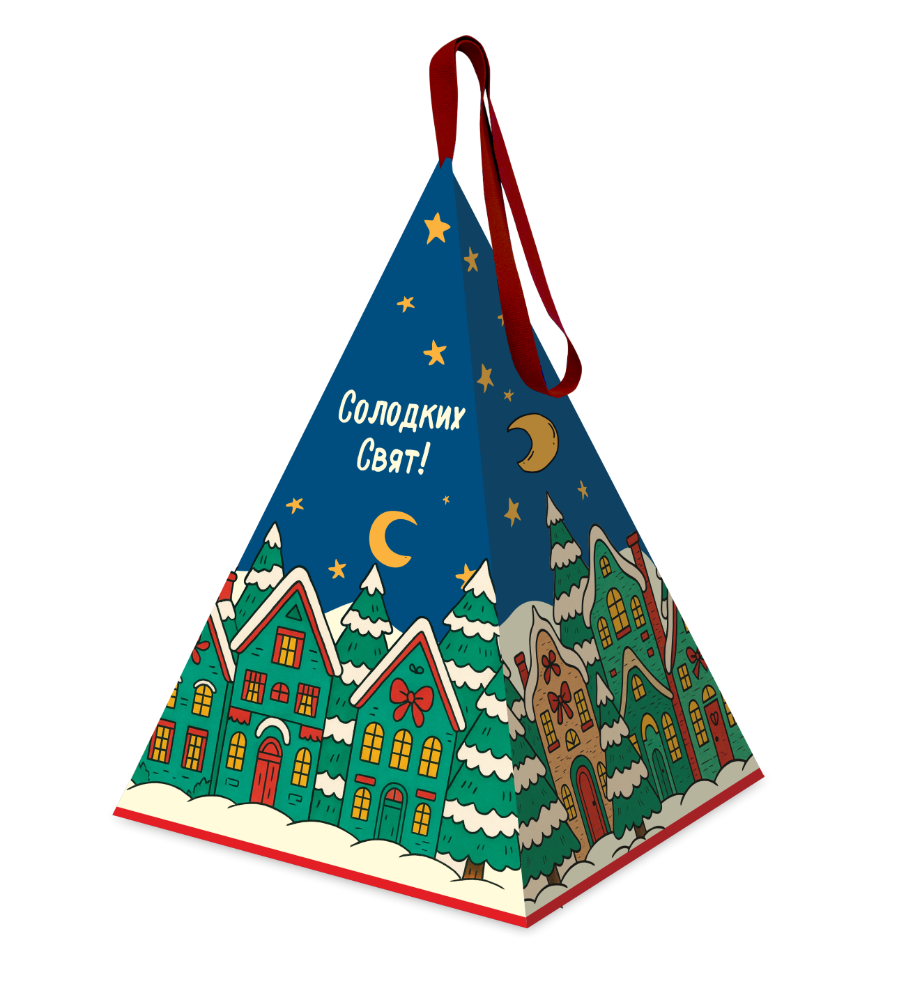 Новорічний подарунок NEW 2026 "Різдвяна Піраміда" 300 грам ТМ Майстерня подарунків